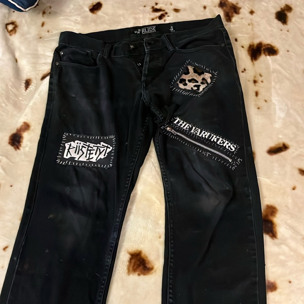 Hand sewn Punk pants RUDE